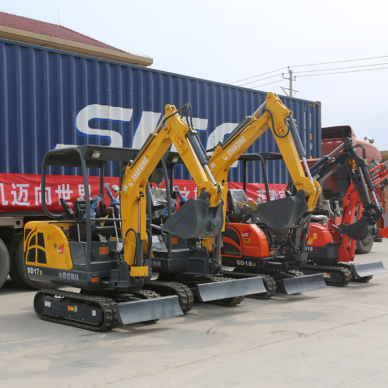 EPA/CE excavating machinery micro digger crawler small smallest 1ton mini excavator prices machine for sale