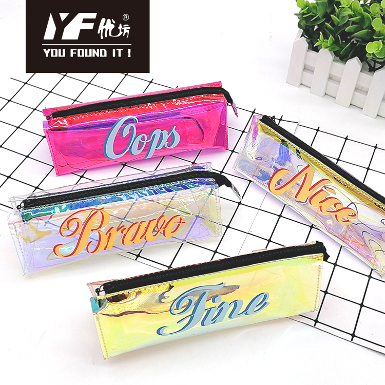 Colorful translucence cops nice cute plastic pencil case