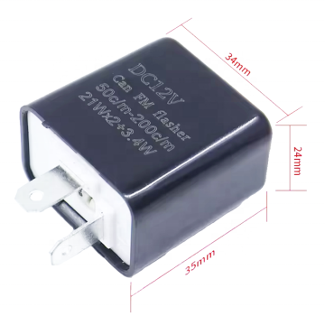Wholesale LED Flashers: High-Quality 12V 2 Pin Frequency Relay Turn Signal Indicators for Motorcycle Applications