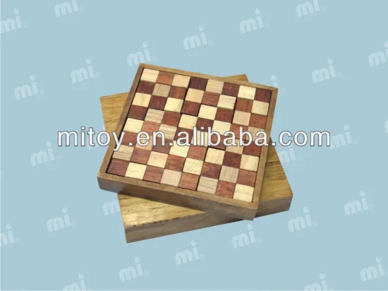 Christmas factory production ICTI certification bamboo puzzle