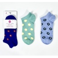 Geometric patterned polyester socks for children and women