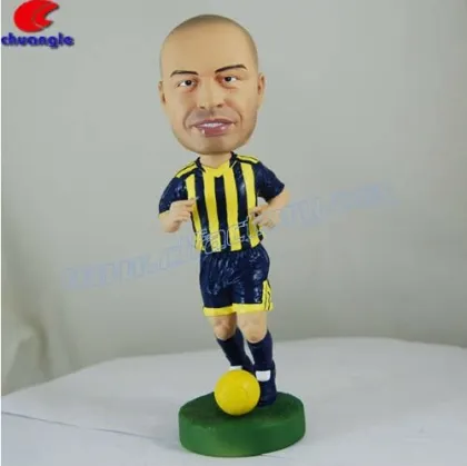 Custom design personal plastic figurines bobble Head,funny bobble heads