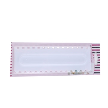 High Quality OEM DIY 3D Irregularity Blade White Plastic Pastry Icing Cutter
