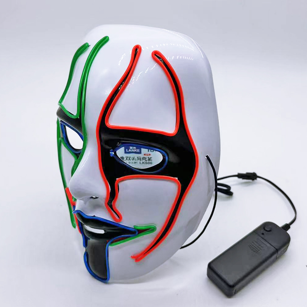 Full Face Terrifying Light-Up Masks