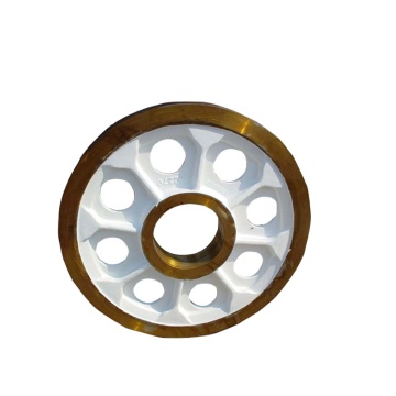 Roda Pulley Besi Tumbuh Grooved dengan Penamat Permukaan