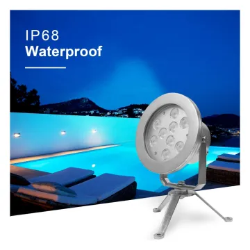 Hot Selling Stainless Steel IP68 Waterproof RGBW 4in1 Low Voltage LED Underwater Lamps