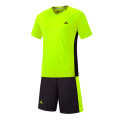 Conjunto de camisas e shorts esportivos para jovens, uniforme de treinamento para equipes de esportes de camisas de futebol de meninos