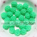 Colorful Opaque Small Acrylic Strawberry Solid Beads