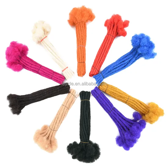 AliLeader Natural Hair Locks Sisterlocks Dreadlocks Extensions Loc Hair Handmade 100% Human Hair Dread Locs Extensions