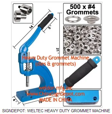 Grommet machine eyelets in 1 operation with self-piercing tools