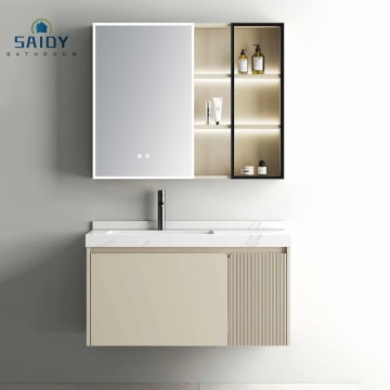 Factory Direct Wall Mount Solid Wood Bathroom Vanities
