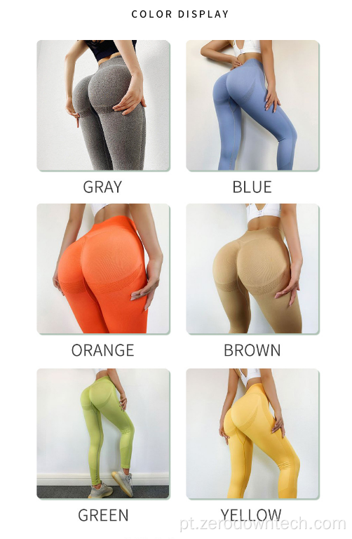 Leggings de ginástica de cintura alta com roupa sexy e privada