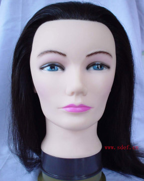 100% Human Hair Female Mannequin Head (EF-107)