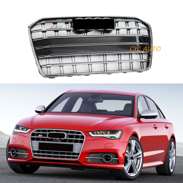 ترقية الوجه S6 S-Line Pumper Grille لـ Audi A6 C7 LCI 4G 2016-2018