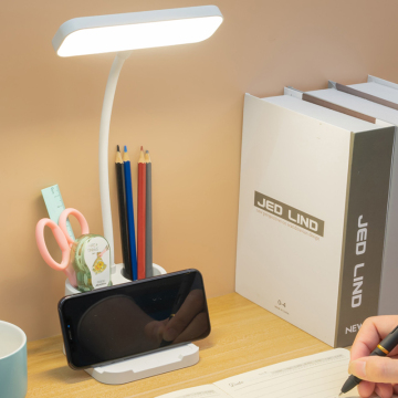7W USB Rechargeable Wireless Bedside Reading Lamp