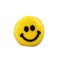 DIY Ceramic Beads Yellow Smiling Beads 10MM