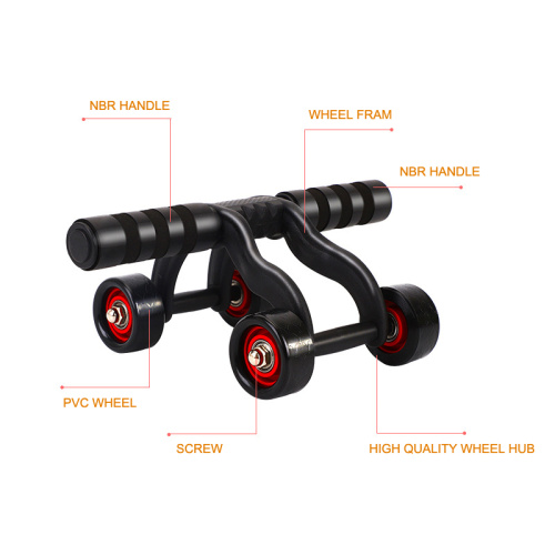 3 Räder Gym Fitness ABS Ab Roller Wheels