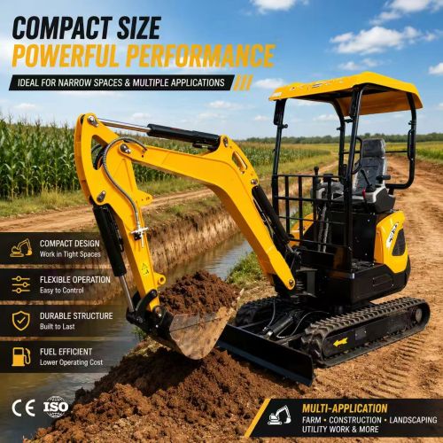 مشاريع حفر الخنادق الصغيرة ذات الأداء العالي 2.5T