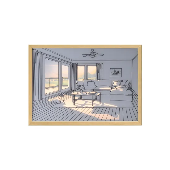 Modern 3D USB LED Night Light: A Stylish Bedroom Decorative with Sensor Technology