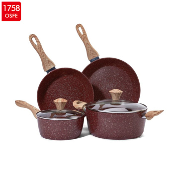 Amazon Bakelite Handle Aluminium Induction Camping Cookware