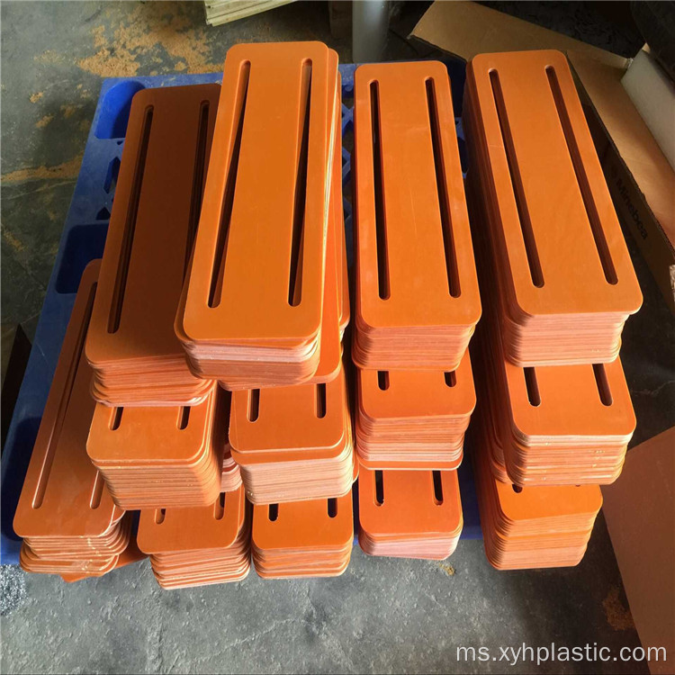 Lembaran bakelite tahan haba CNC memproses lembaran bakelite