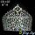 6" Custom rhinestone AB pageant tiaras and crowns