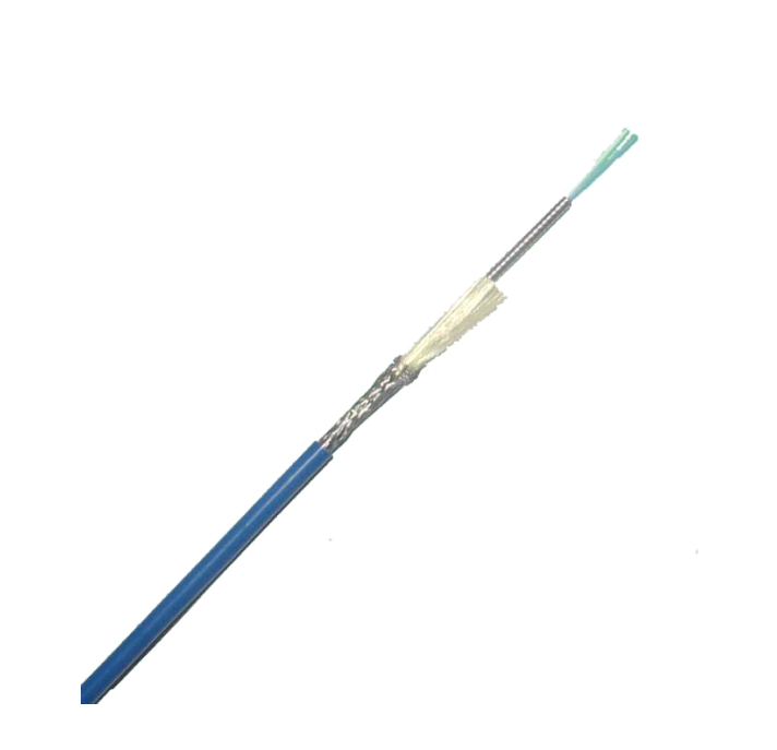 Fibra óptica blindada para cable 2 fibras un tubo 2.0 mm 3.0 mm