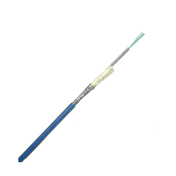 Fiber Optic Armored FO Cable 2 Serat Satu Tabung 2.0mm 3.0mm