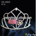 Wholesale Custom Car Red Rhinestone Pageant Crowns