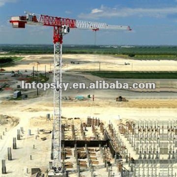 Hot sale topless tower crane TT6520-12 Jost type tower crane
