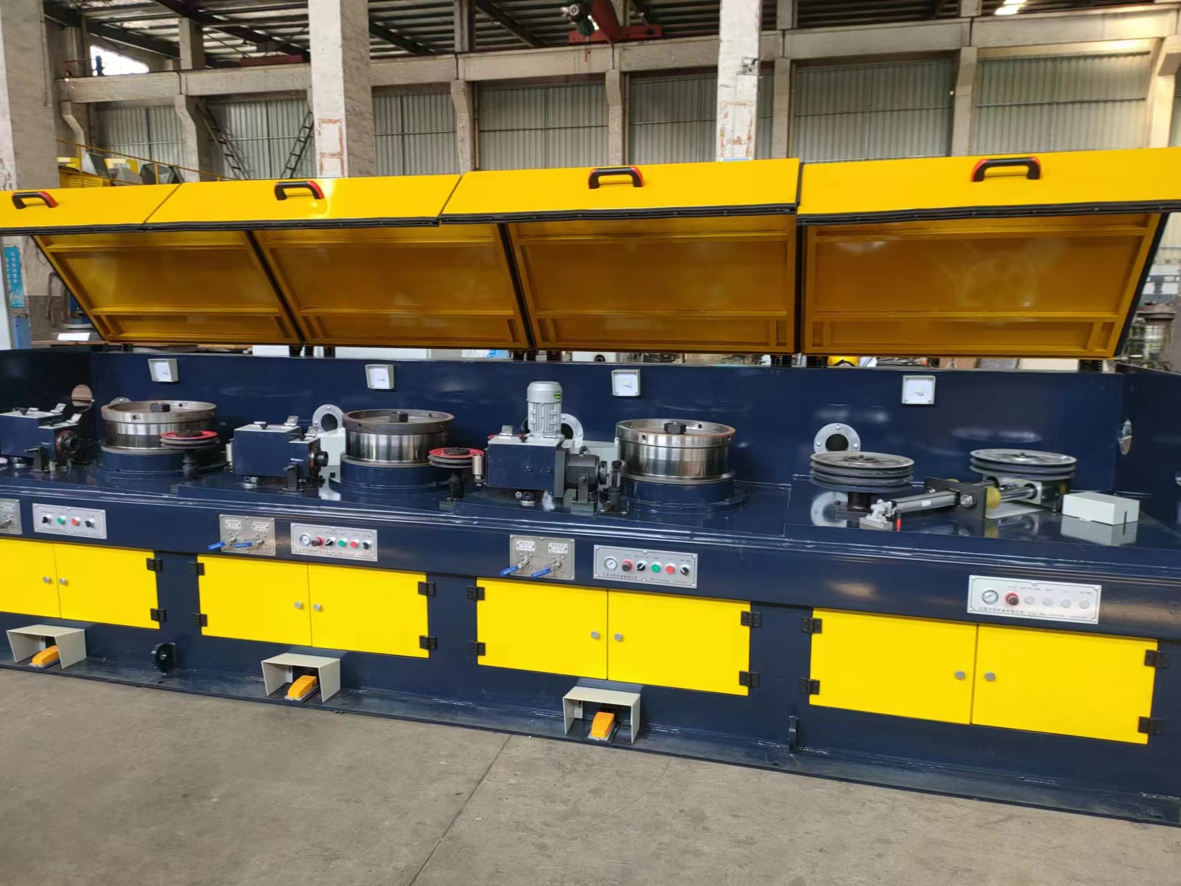 straight line wire drawing machinery