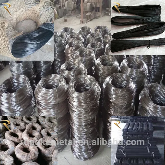 ISO9001 LOW PRICE BLACK IRON WIRE (RONG KE METAL)