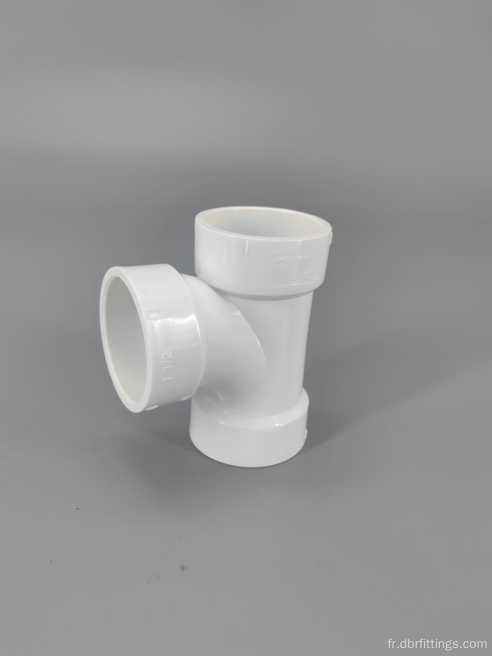 UPC PVC Fittngs Sanitary Tee pour les plombiers