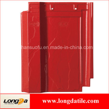 Excellt Red Villa Heat Insulation Ceramic Roof Tiles Heatproof