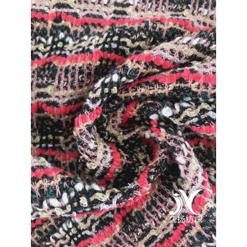 Plaid Lurex Sweater Knit