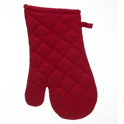 Quilting solid color oven mitts