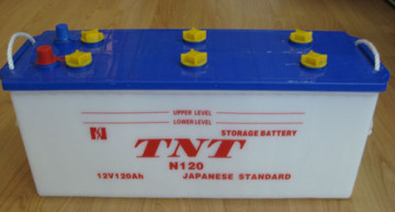 Dry Charged Battery Automoblie Battery Lead Acid Battery (N120)