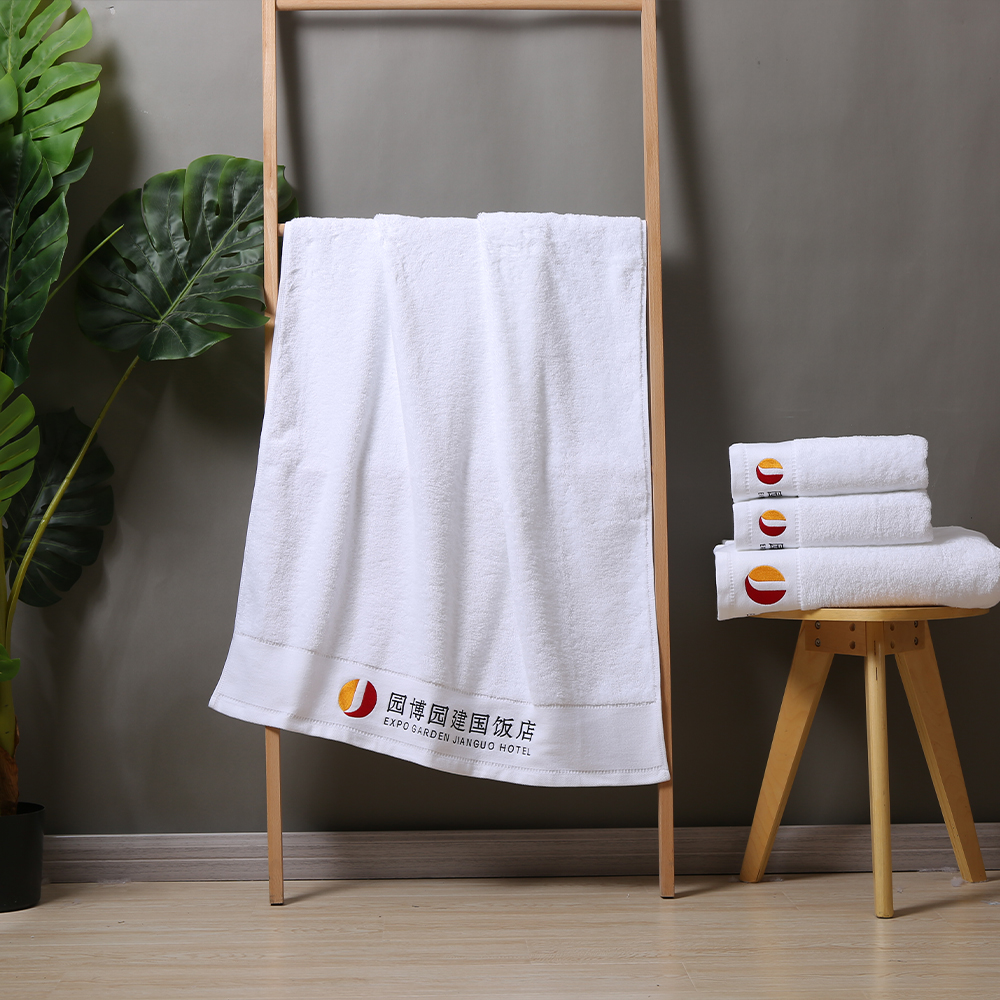 Online -Großhandel 100% Cotton Hotel Badetuchset Set