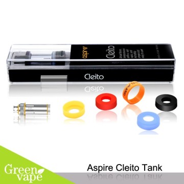 Aspire Latest Sub Ohm Tank Cleito Tank 304 Stainless Steel Material with Dual Coil Clapton 0.2ohm&0.4ohm Aspire Cleito Tank