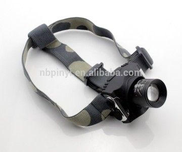 Waterproof LED Flashlight 1800 Lumens 3 Modes Adjustable Thick Head Strap Outdoor headlight