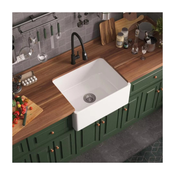 Glossy White Quality American Standard Rectangular Undermount Ceramic Sink