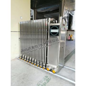 Industrial Trackless Electric Retractable Sliding Gate