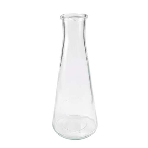 Zugesperrter Glassaft klare Erfrischungsgetränkglasflasche