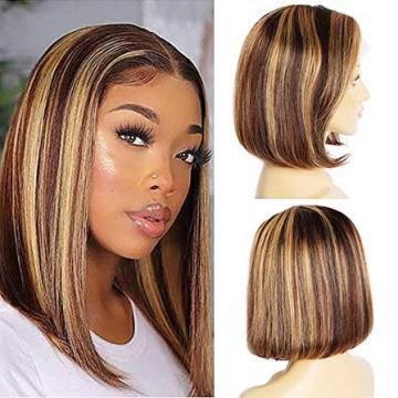 Short Ombre Bob 13x6 HD Lace Wig 9inch