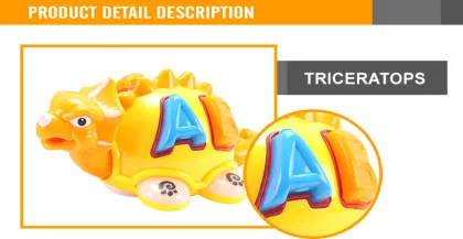 Ideas Cartoon B/O Block Dinosaur For Kids