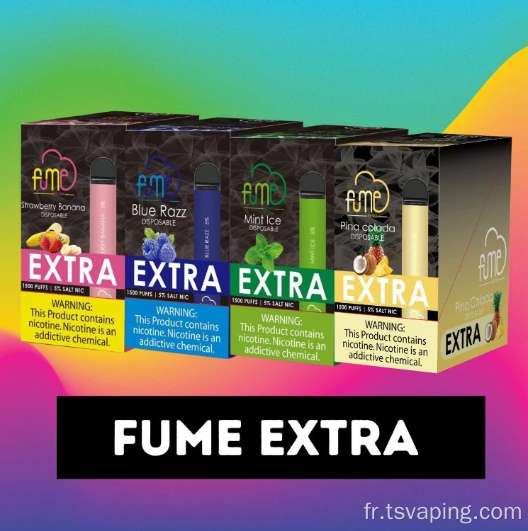 Fumée extra chaude grosse fumée fume vape 1500puffs