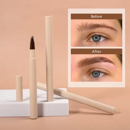 Guangzhou Customizable 4 Fork Eyebrow Pencil - Private Label Fine Eyebrow Pencil