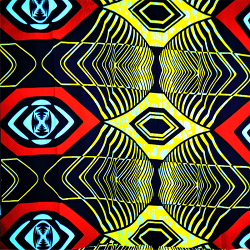Africa Block Printed Super Hollantex Wax Polyester Fabric