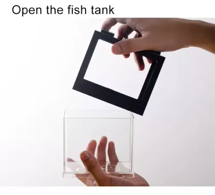 MINI Desktop Turtle Tank Aquarium for Nano Fish