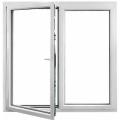 UPVC Casement Window Featuring Tempered Double Glazing